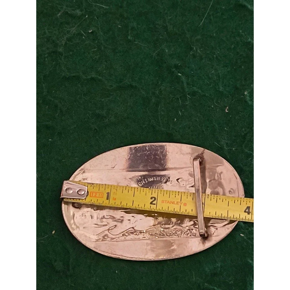 Vintage P.PL.B.R German Silver Belt Buckle (O-17)